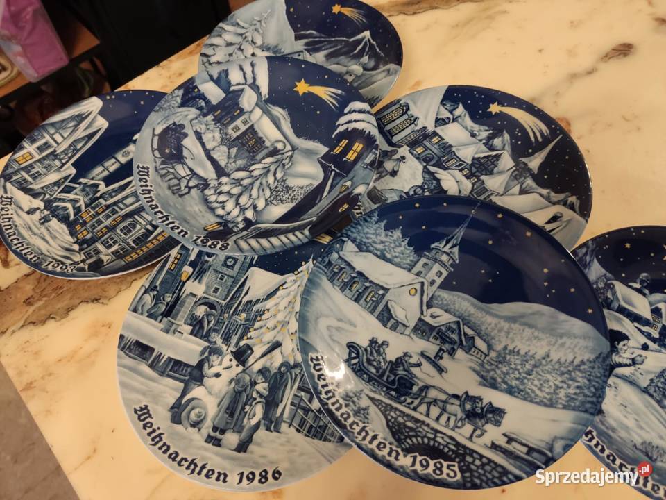 kolekcja talerzy zawieszek sygnowane na święta Gorzów Wielkopolski