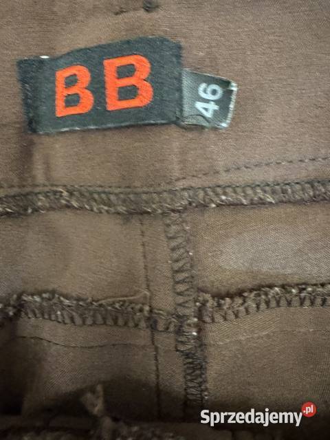 Spodnie damskie 46 BB polskie brązowe z Częstochowa