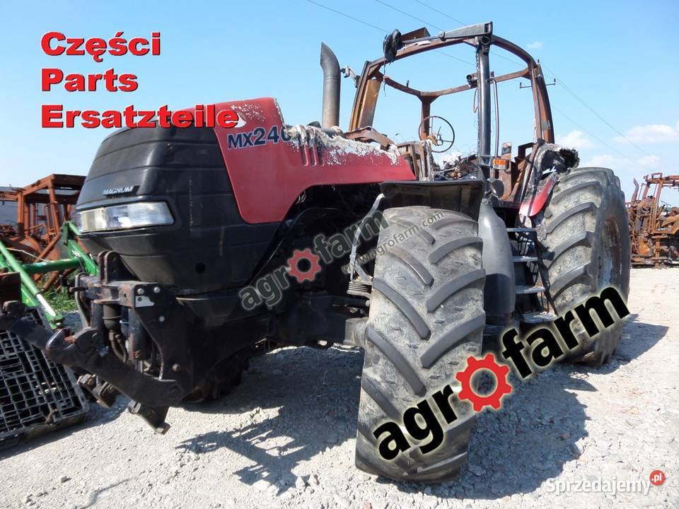 Case MX 240 części skrzynia biegów silnik Byków
