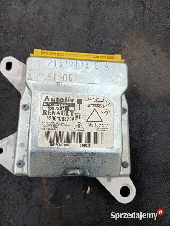 moduł Airbag renault laguna II 2 8200108370A sprzedam
