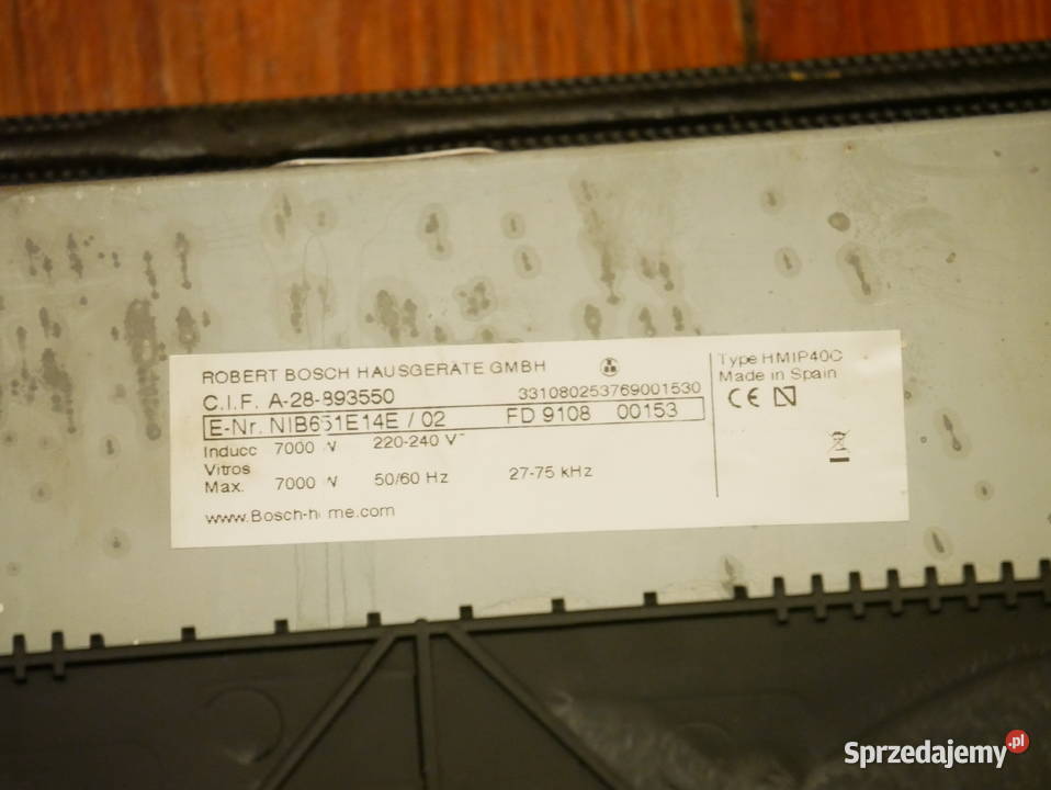 Płyty kuchenne indukcyjne Bosh Amica Siemens lubuskie Skwierzyna