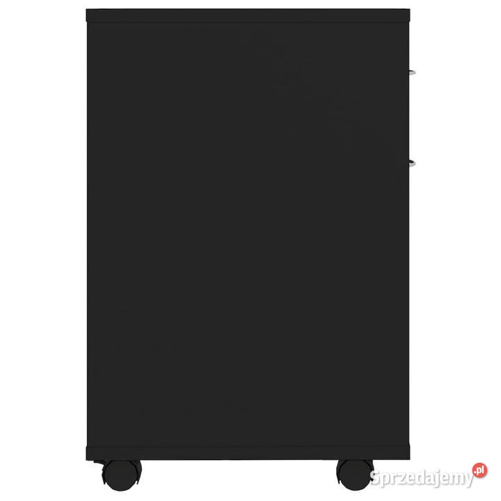 Szafka na kółkach czarna 45x38x54 materiał Warszawa