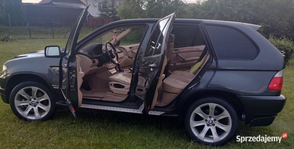 BMW X5 E53 bezwypadkowy 30 218 4x4 ASR (kontrola trakcji) pomorskie Kościerzyna