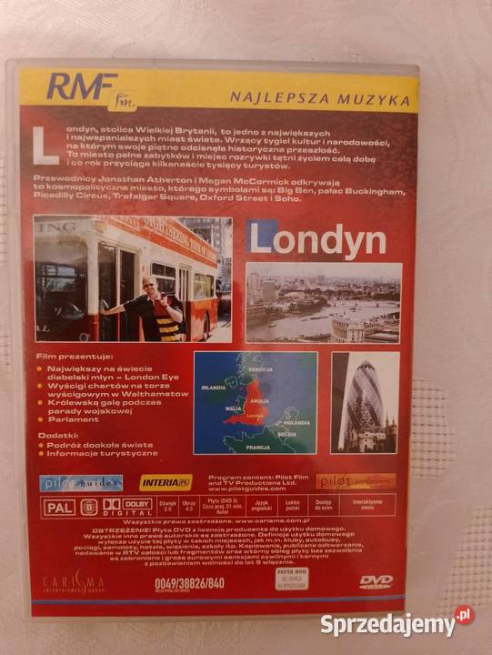 Płyta DVD Podróże marzeń LONDYN filmowy Poznań