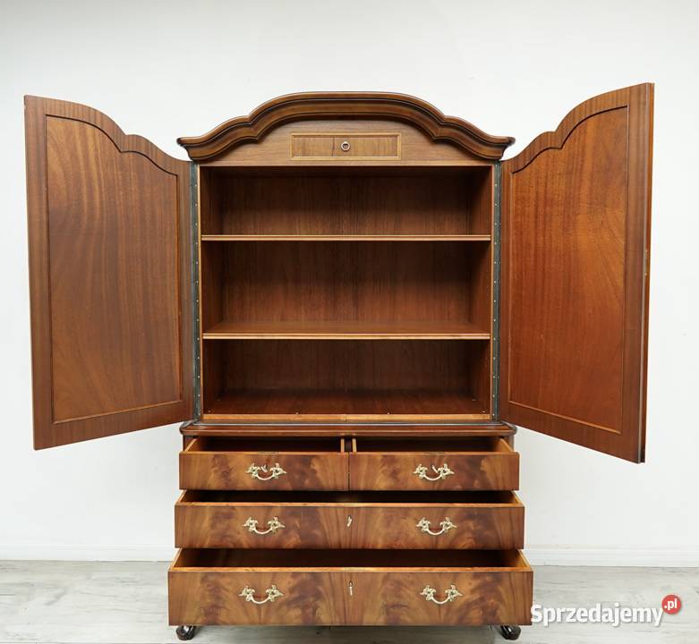 Zabytkowa szafa chippendale Szwecja lata 50te Antyki, Sztuka, Kolekcje Jerka