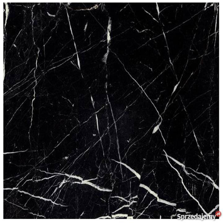 Płytki Marmurowe Nero Marquina Poler 60x60x2