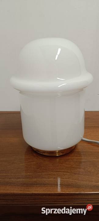 lampa stołowa szklana Karel Volf lata 70te mid Radomsko sprzedam