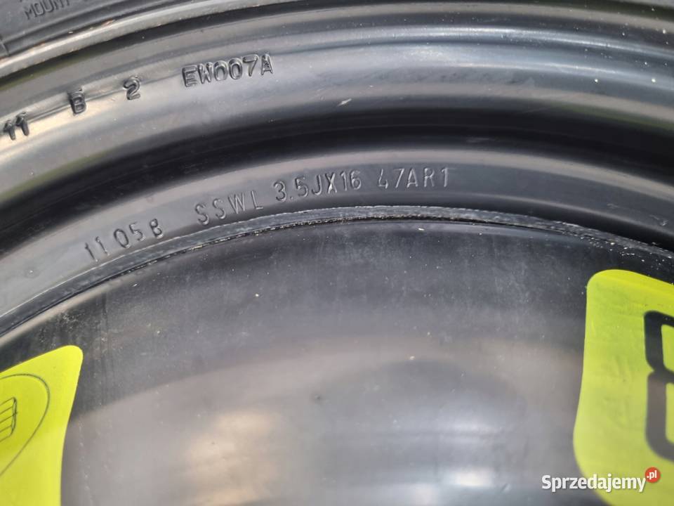 KOŁO DOJAZDOWE Peugeot 3008 5008 dojazdówka Chełm