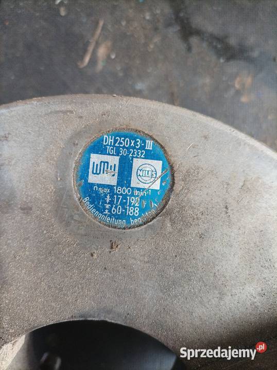 Uchwyt tokarski WMW 250x3lll TGL302332 Nowy Tomyśl