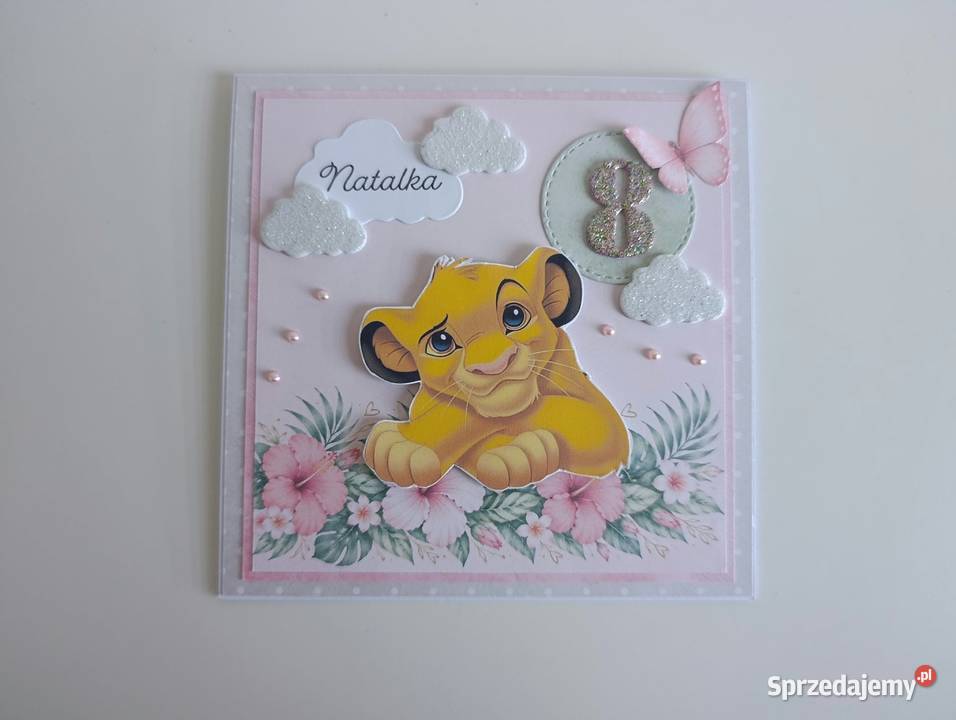 Personalizowana kartka urodzinowa ręcznie Rękodzieło Łódź sprzedam