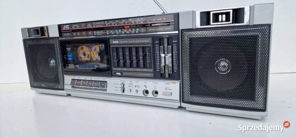 Magnetofon tuner radio analogowe JVC PC 30 Magnetofony Międzychód sprzedam