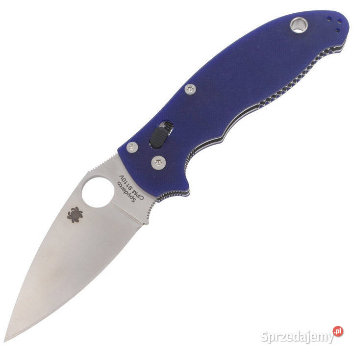 Nóż składany Spyderco Manix 2 G10 Dark Blue CPM