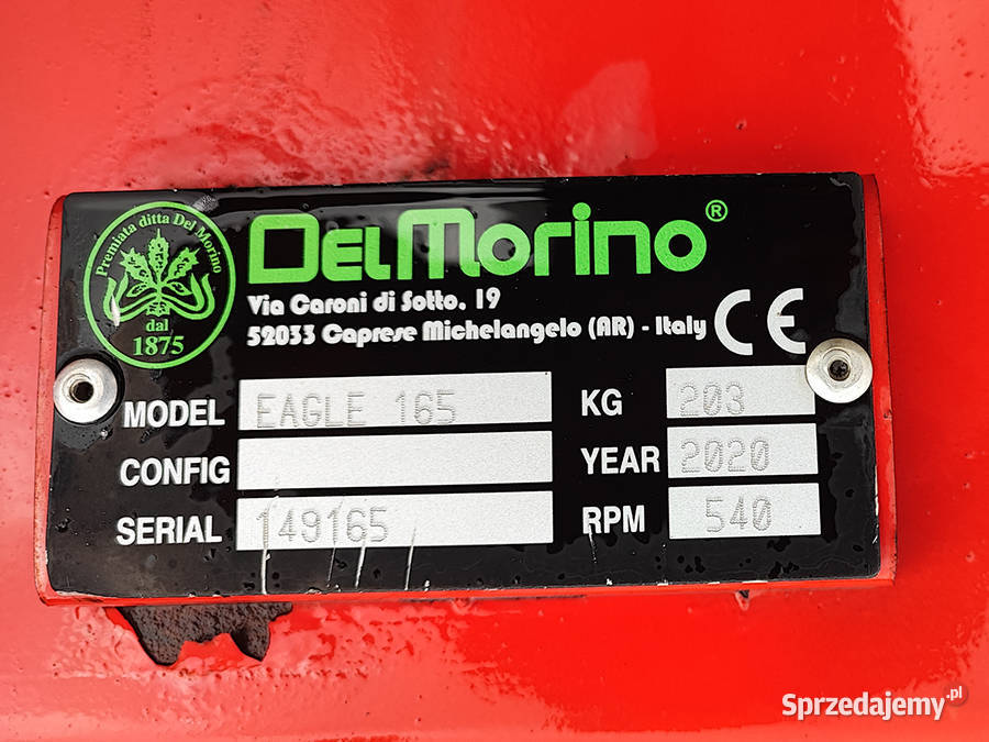 Glebogryzarka Del Morinio Eagle 165 2020 Kęty
