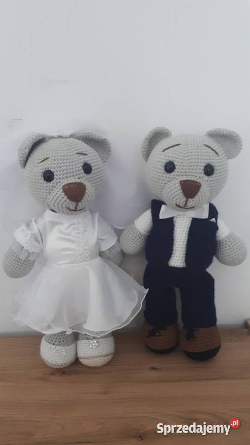 Ślubne misie weselny prezent Kraków