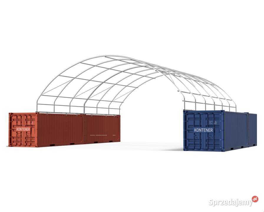 10x12m Namiot ZADASZENIE do kontenerów WIATA Zamość