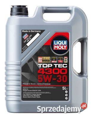 OLEJ LIQUI MOLY TOP TEC 4300 5W30 5L API SM CF Kraków