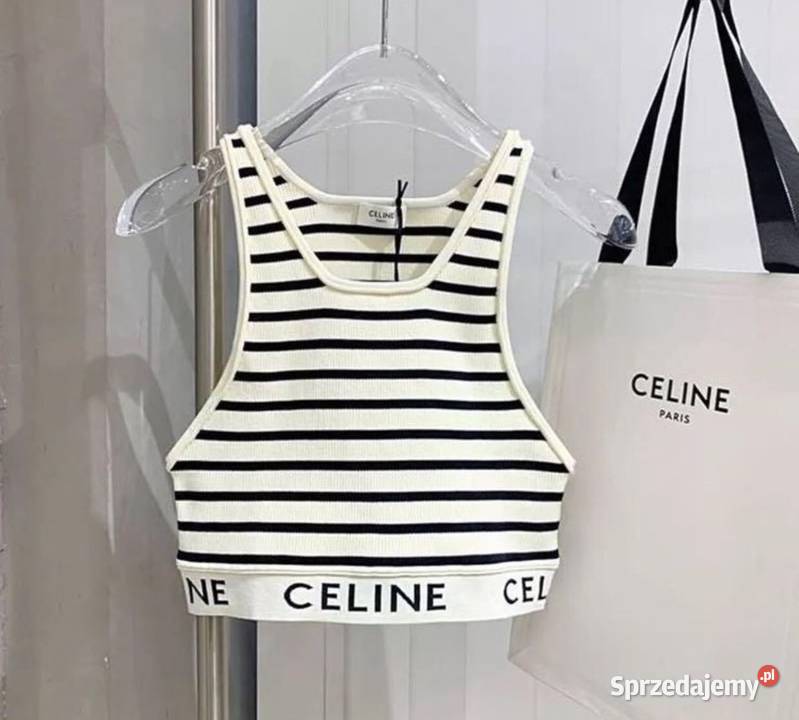 Top crop Top koszula bluzka Celine Gdynia