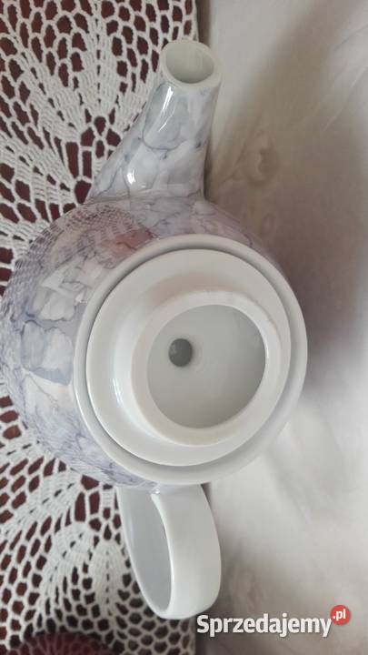 Dzbanek Joanna marmurek niebieski porcelana Białystok