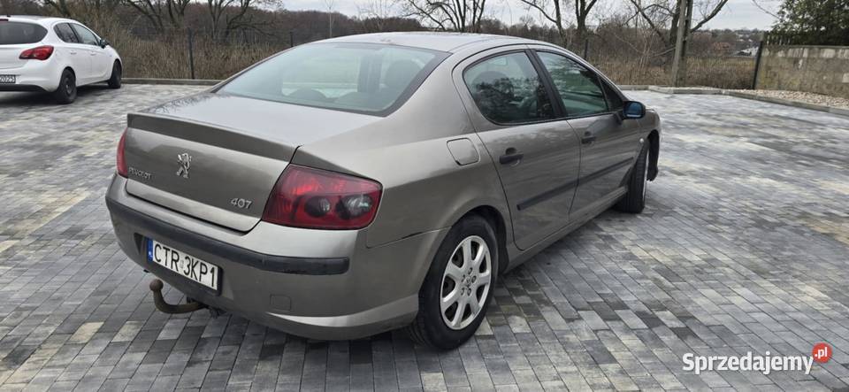 Peugeot 407 18lpg 2004r sedan klima kujawsko-pomorskie Brześć Kujawski