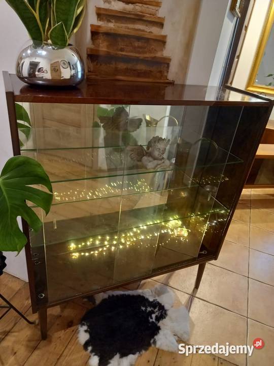 Witryna ptl gablota fornir retro pomorskie sprzedam