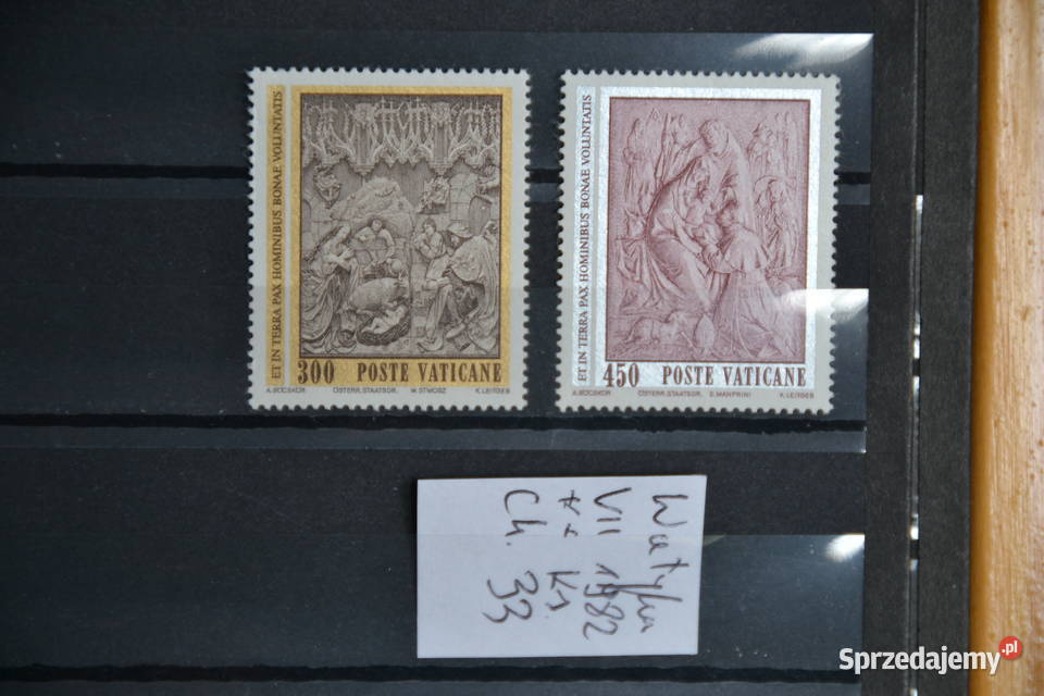 Znaczki Papież Jan Paweł II Watykan VII Ks Sobótka