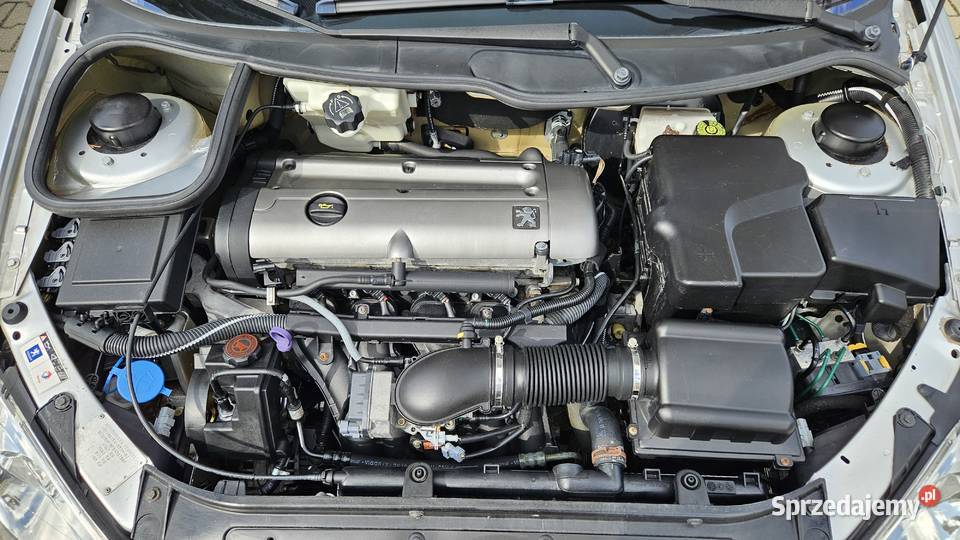 Peugeot 206cc 20 benzyna 136 CzerwonoCzarne kurtyny powietrzne Gryfice sprzedam