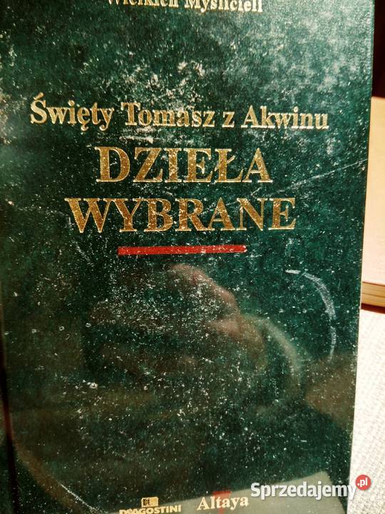 Święty Tomasz z Akwinu Dzieła wybrane książka Warszawa