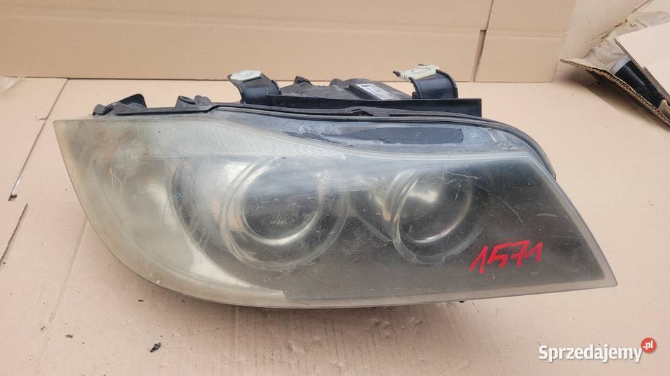 LAMPA PRAWA PRZÓD REFLEKTOR PRAWY BI XENON BMW Lampy przednie Ruda Śląska