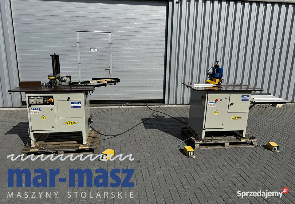 Okleiniarka stolikowa JAROMA frezarka do obrzeży