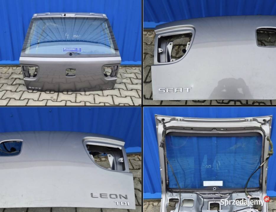GOŁA KLAPA BAGAŻNIKA Z SZYBĄ SEAT LEON I 1 L57U świętokrzyskie Działoszyce sprzedam