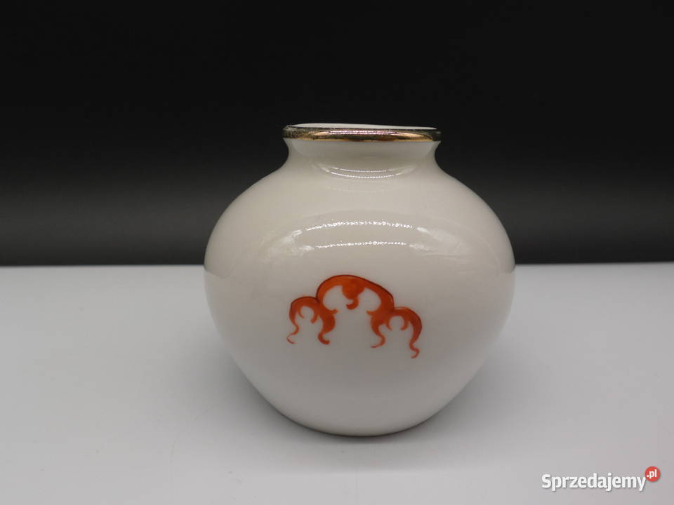 Porcelanowy wazonwazonik Meiner Handmalerei sprzedam