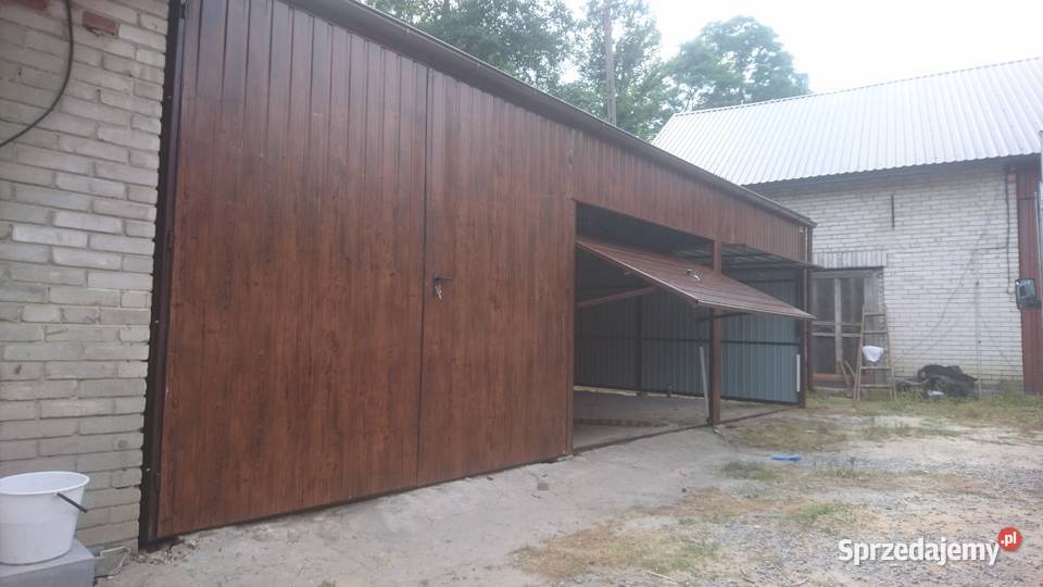 Wysoki Garaż Blaszany BLASZAK MAGAZYN NA MASZYNY