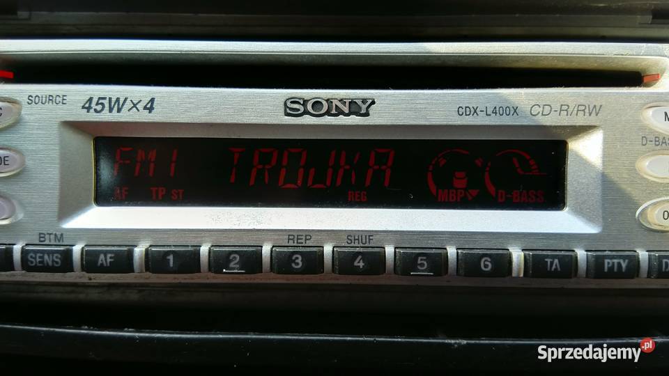 Radio SONY CDXL400X ramka futerał Warszawa