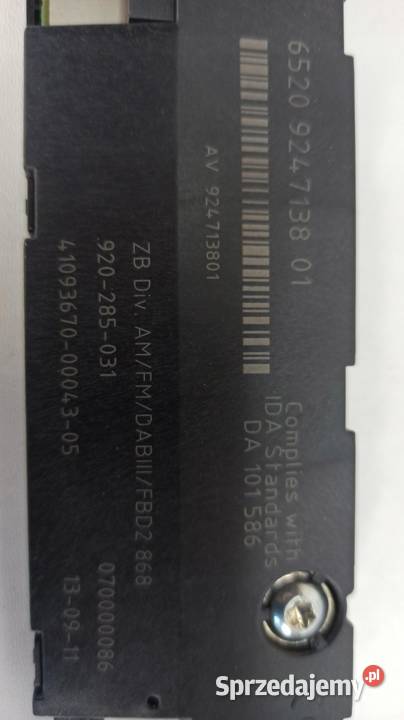 BMW F07 WZMACNIACZ ANTENY Pozostałe