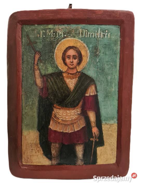 Ikona Święty Dymitr z Tesaloniki 0083 Warszawa