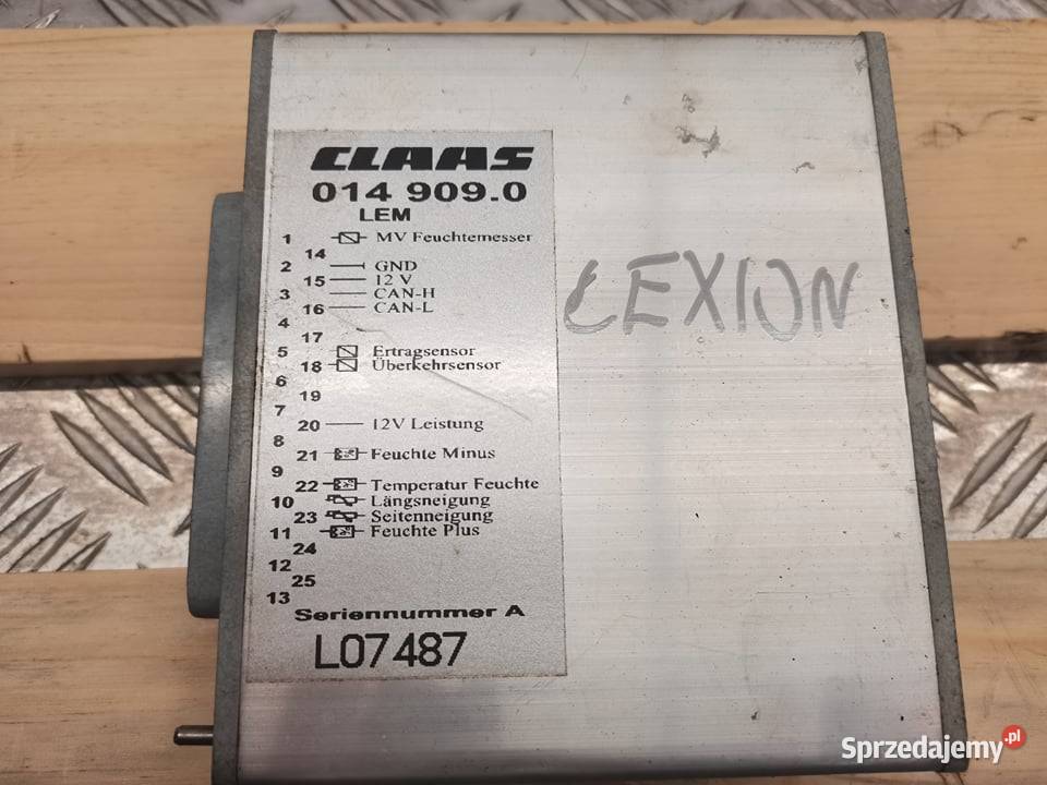 Komputer Claas Lexion 014 9090 Wilkowo