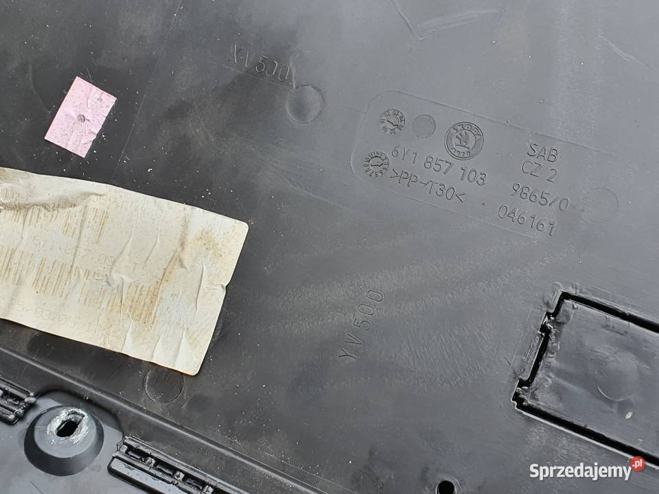 Schowek Pasazera Klimatyzowany Skoda Fabia I osobowe łódzkie