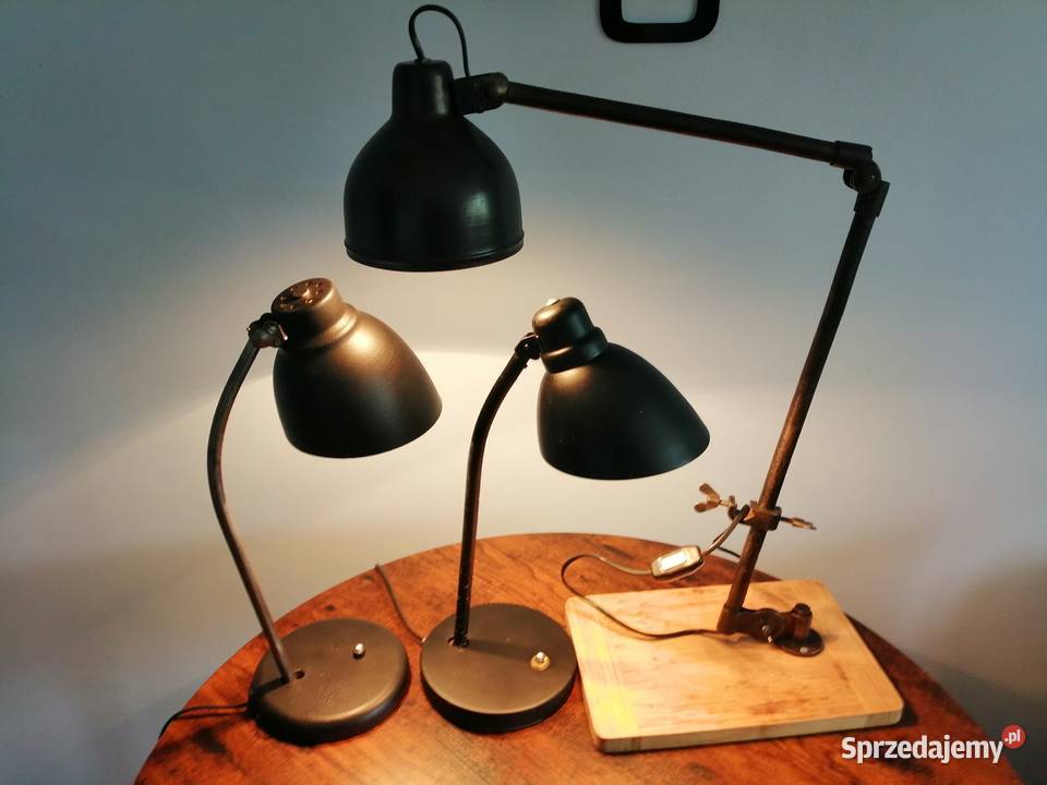 Lampa biurkowa 1063 AMarciniak z lat 30 Ruda Śląska