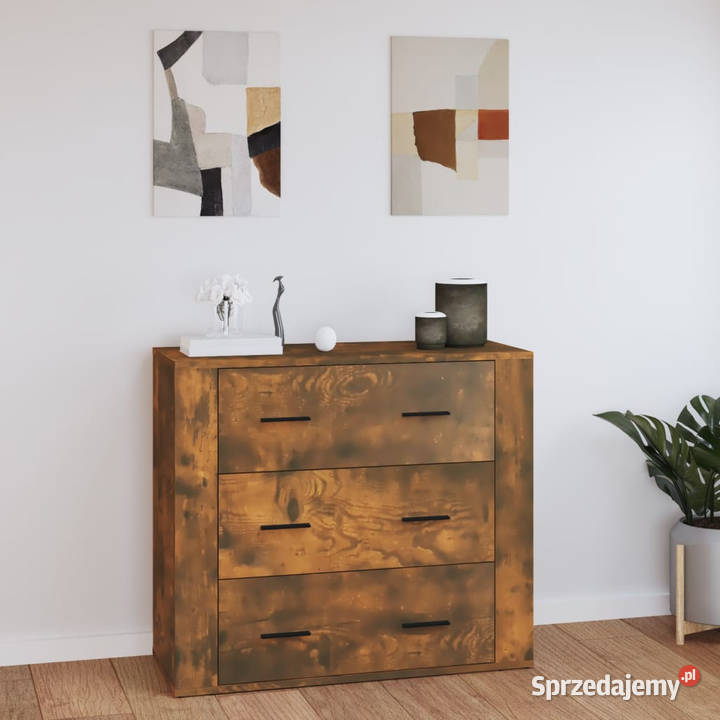 Szafka przydymiony dąb 80x33x70 materiał Warszawa