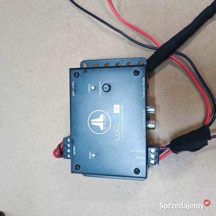 Wzmacniacz samochodowy JL Audio procesor dźwięku