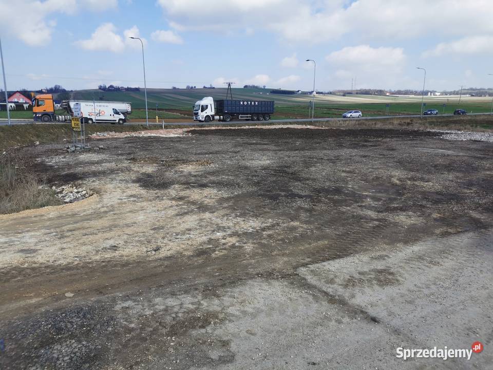 Wynajmę plac pod komis kebab parking tablica Miechów