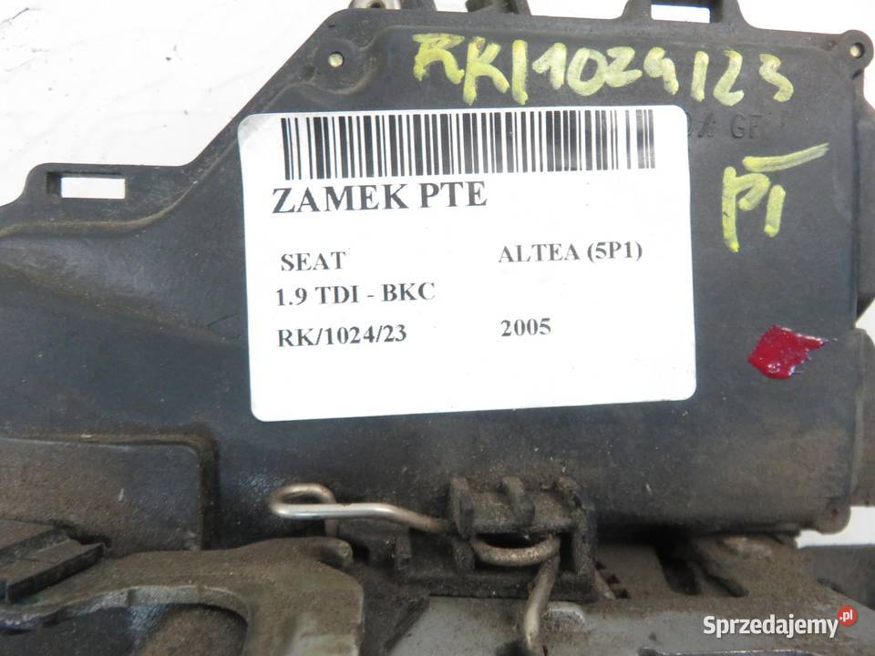 ZAMEK PRAWY TYLNY SEAT ALTEA TOLEDO III