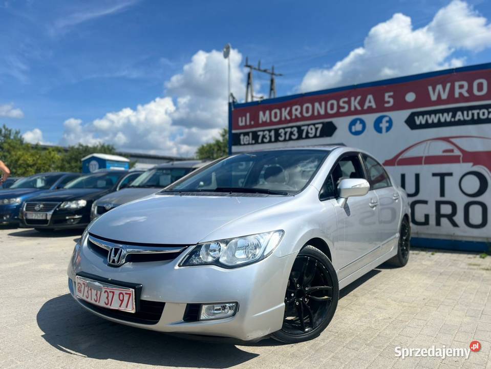 Honda Civic 13 iVTEC HYBRID LPG AUTOMAT 2007 Rok produkcji 2007 dolnośląskie Wrocław