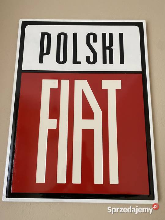 Logo Polski fiat na ścianę Brzostowa Góra