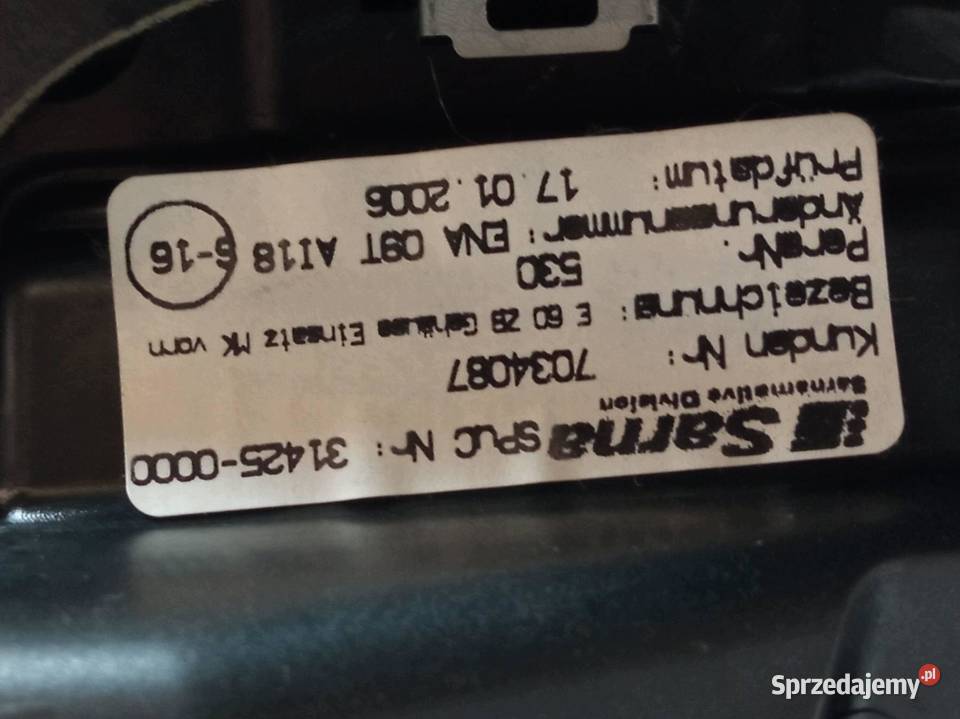 TUNEL ŚRODKOWY PODŁOKIETNIK Bmw Seria 5 V sprzedam