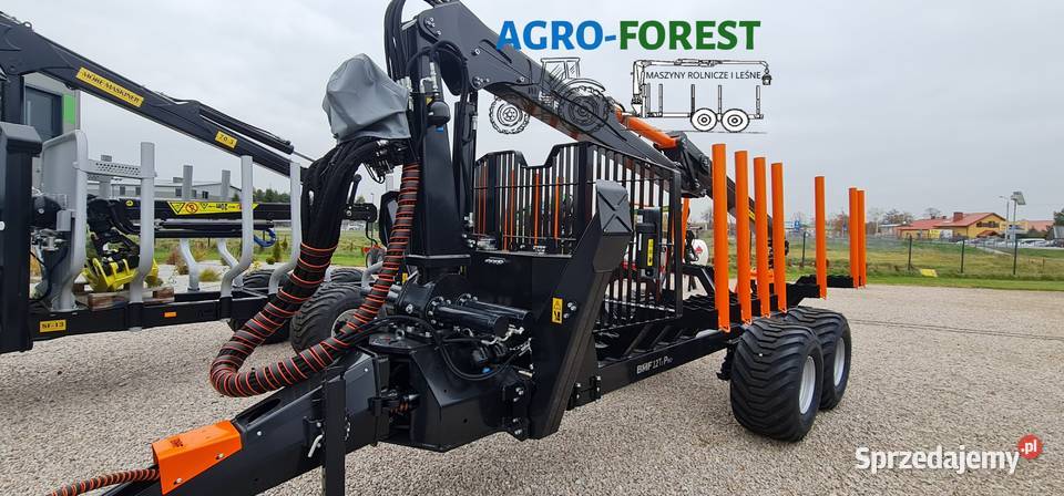 NOWA Przyczepa Leśna Zrywkowa BMF 12T2Pro750 Leśnictwo Sulęcin sprzedam