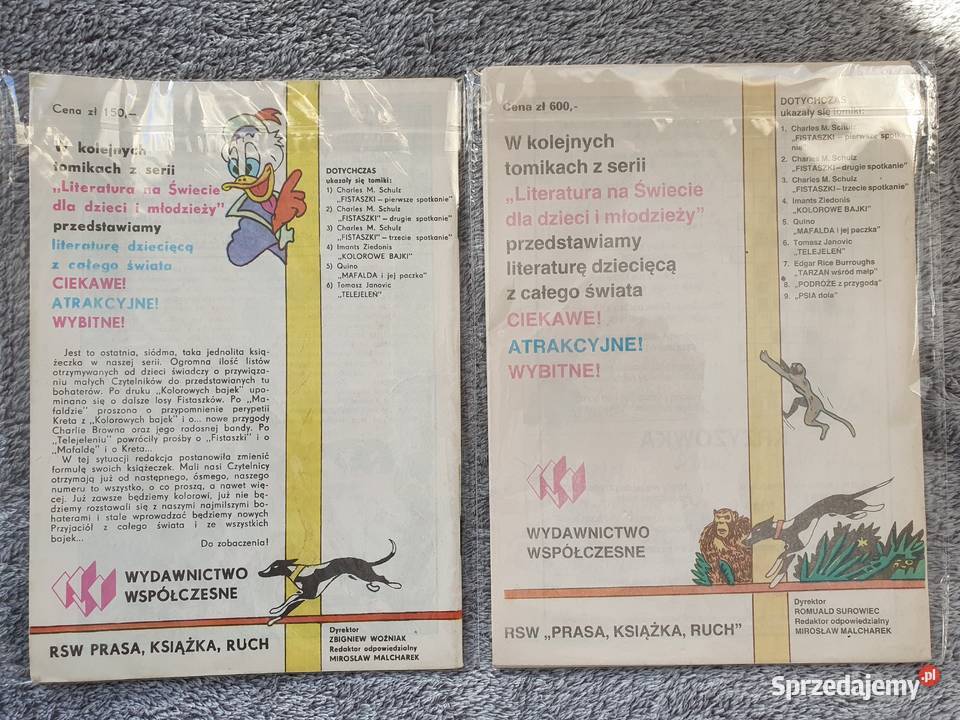 Tarzan Wśród Małp Powrót Tarzana cz1 i 2 komiksy Gdynia