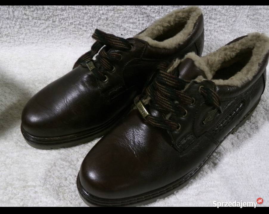 WŁOSKIE BUTY ZE SKÓRY NATURALNEJ 43MOGANO Grupa