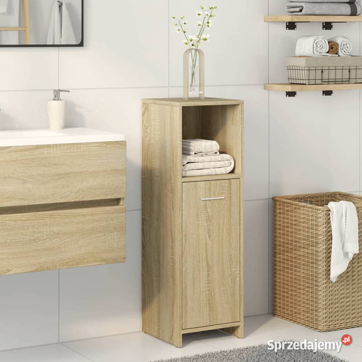 Szafka łazienkowa dąb sonoma 30x30x95 płyta Warszawa