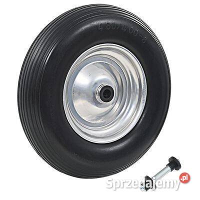 vidaXL Koło do taczki z osią pełne poliuretan Warszawa sprzedam